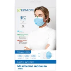 Mascherina Monouso 3 VeliI Domus 5 Mascherine