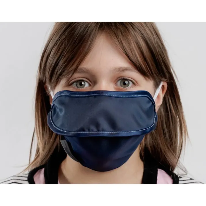 MASCHERINA MYCR J/AD BLU/BLU S