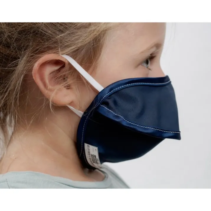 MASCHERINA MYCR KID BLU/BLU
