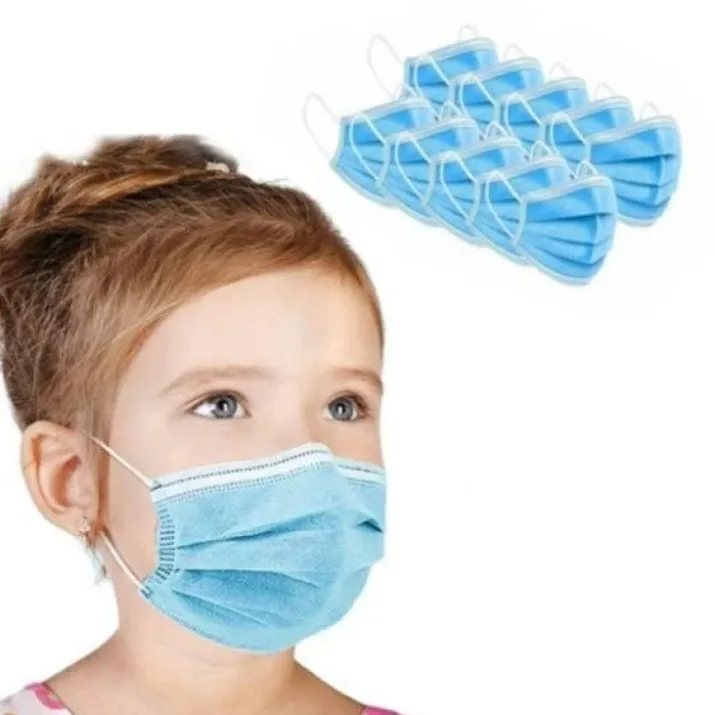 Mascherina Pediatrica FFP2 NR Azzurro Reba Pharma 50 Pezzi