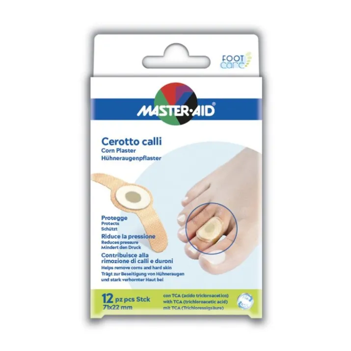 Master-Aid® Foot Care Cerotto Calli In Polietilene 12 Pezzi