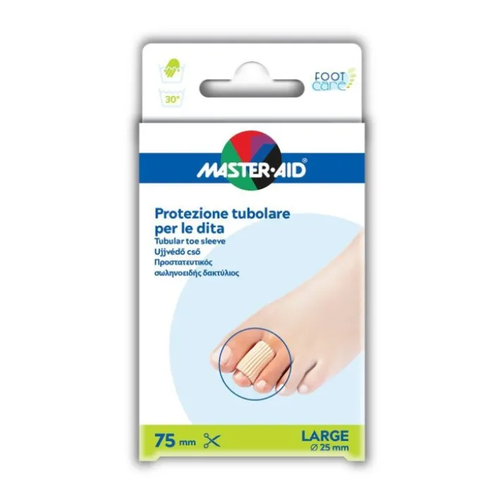Master-Aid® Foot Care Protezione Tubolare Per Le Dita Taglia Large 2 Pezzi