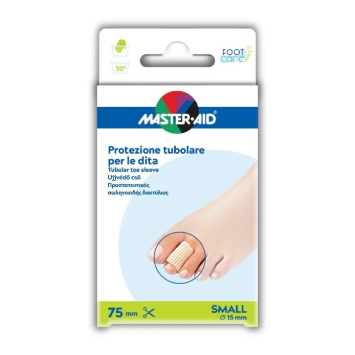 Master-Aid® Foot Care Protezione Tubolare Per Le Dita Taglia Small 2 Pezzi