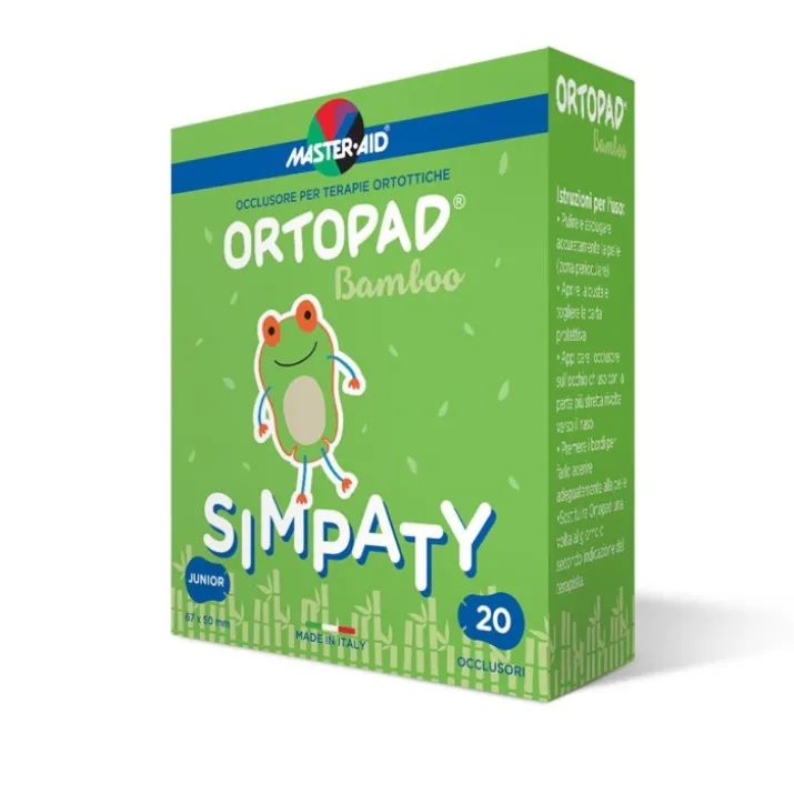 Master-Aid® Ortopad® Cotton Simpaty Occlusore Per Terapie Ortottiche Regular 20 Pezzi