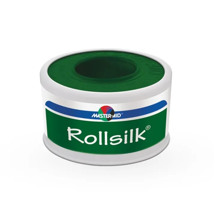 Master-Aid® Rollsilk® Cerotto In Seta Artificiale Bianco m 5 x 2,25 cm