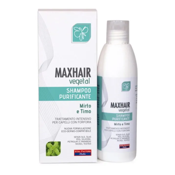 MaxHair Vegetal Shampoo Purificante 200ml