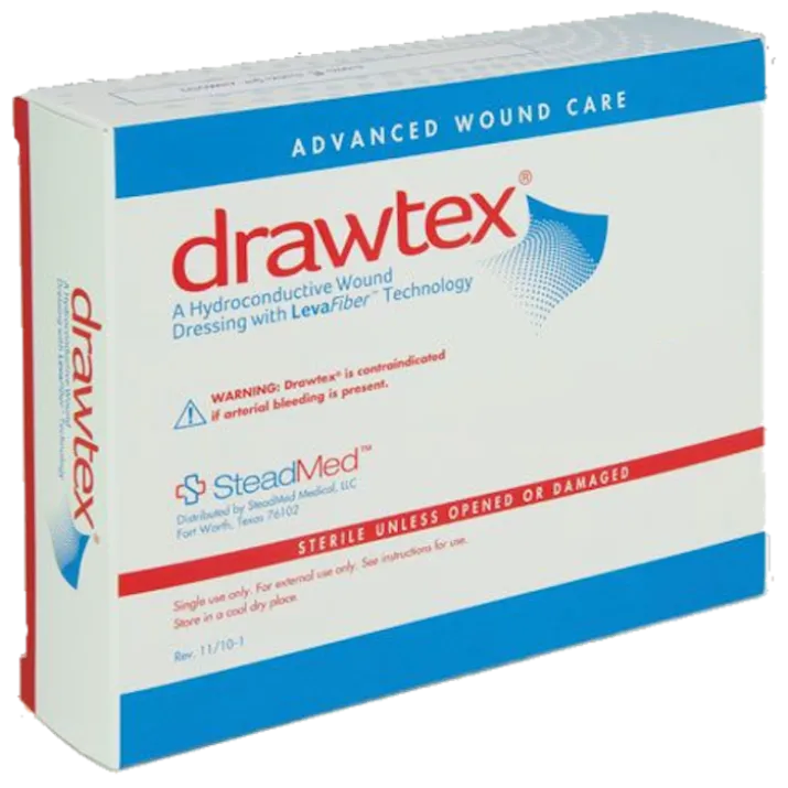 Medicazione Idroconduttiva 5x5cm Drawtex® 10 Pezzi