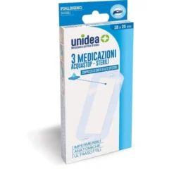 MEDICAZIONI ACQUASTOP STERILI unidea 10x25cm 3 Medicazioni
