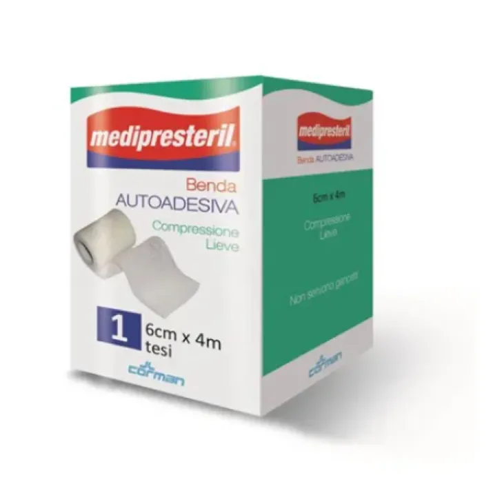 Medipresteril Benda Autoadesiva 6x4cm Corman 1 Pezzo