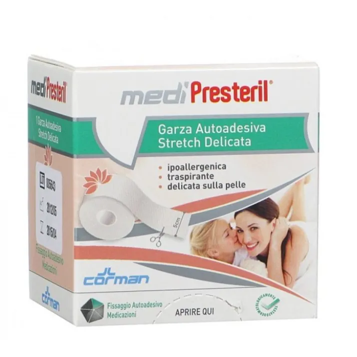 MediPresteril Garza Auricolare 2x500 Corman 1 Pezzo