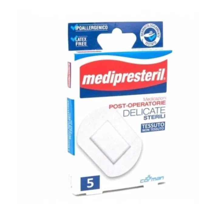 medipresteril® Medicazioni post operatorie delicate sterili 8x10 CORMAN 5 Pezzi