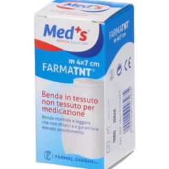 Med's Benda In TNT 4mx7cm Farmac-Zabban 1 Pezzo