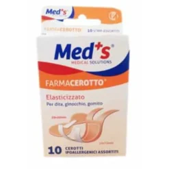 Med's Cerotto Strips In Tela Assortiti 10 Pezzi