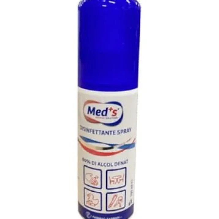 MED'S Disinfettante 80% Spray Senza Gas 100ml