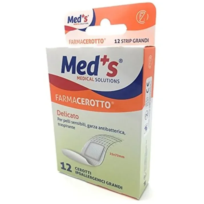 Med's FarmaCerotto Delicato Xl Farmac-Zabban 12 Pezzi