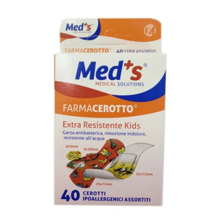 Med's FarmaCerotto Extraresistente Kids 40 Cerotti Assortiti