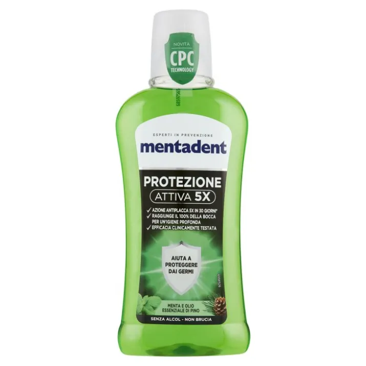 MENTADENT Collutorio Protezione Attiva 5X 400ml