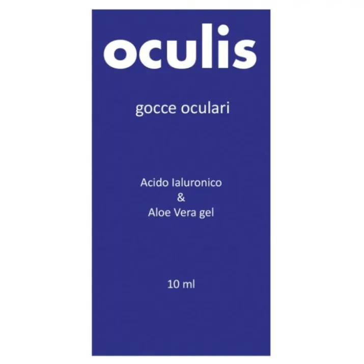 Meva Farma Oculis Gocce Oculari, 10 ml con Acido Ialuronico e Aloe Vera