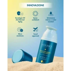 Miamo Skin Defense - Heat & Sun Aging Body Serum Defense Siero Solare Corpo SPF50 PA+++, 100ml