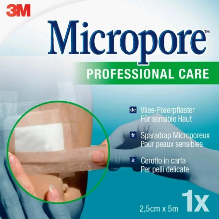 Micropore Professional Care Nastro Chirurgico 2,5cmx5cm 3M 1 Pezzo