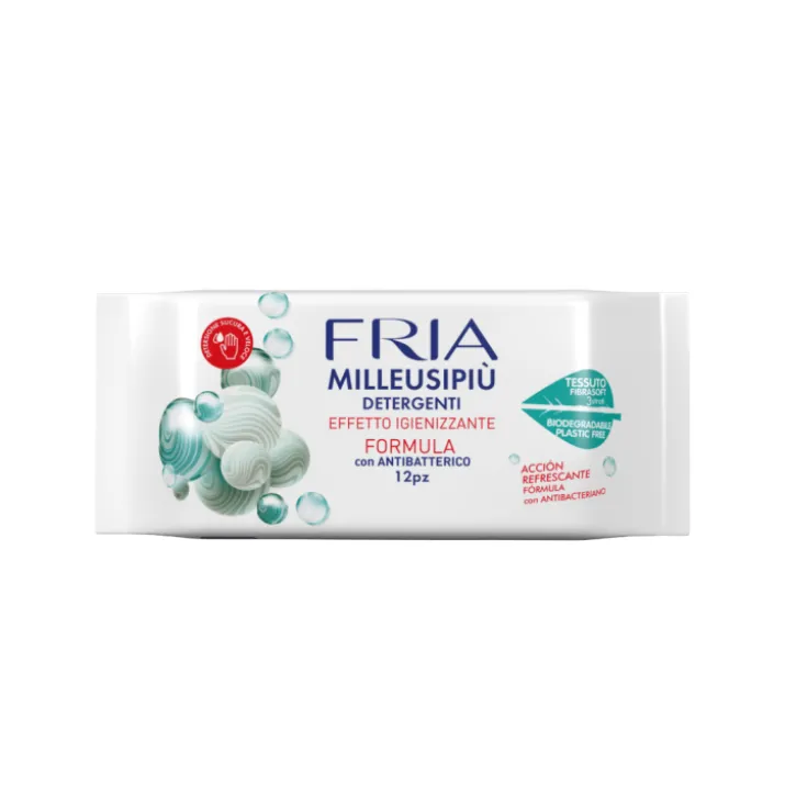 MilleUsiPiù Detergenti Effetto Igienizzante Fria 12 Pezzi