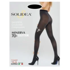 Minerva 70 Glitter Solidea Nero/Argento Taglia XL