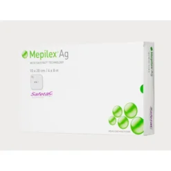 Mölnlycke® Mepilex® Ag Medicazione In Schiuma Antimicrobica Con Safetac® Misura 10x10cm 5 Pezzi