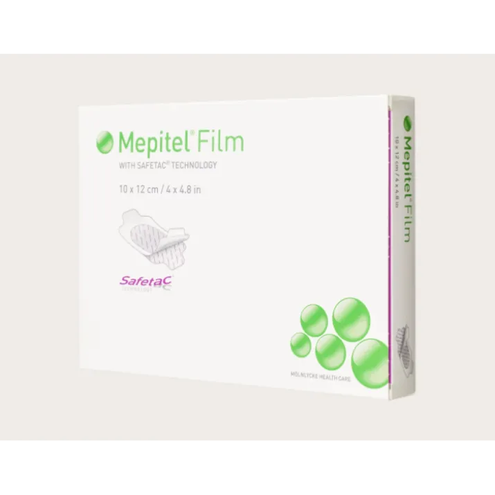 Mölnlycke® Mepitel® Film Medicazione In Film Trasparente Misura 10,5x12 10 Pezzi