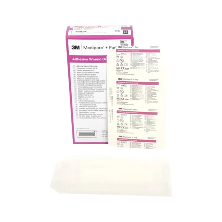 3M MEDIPORE CER+PAD 10X20 25PZ
