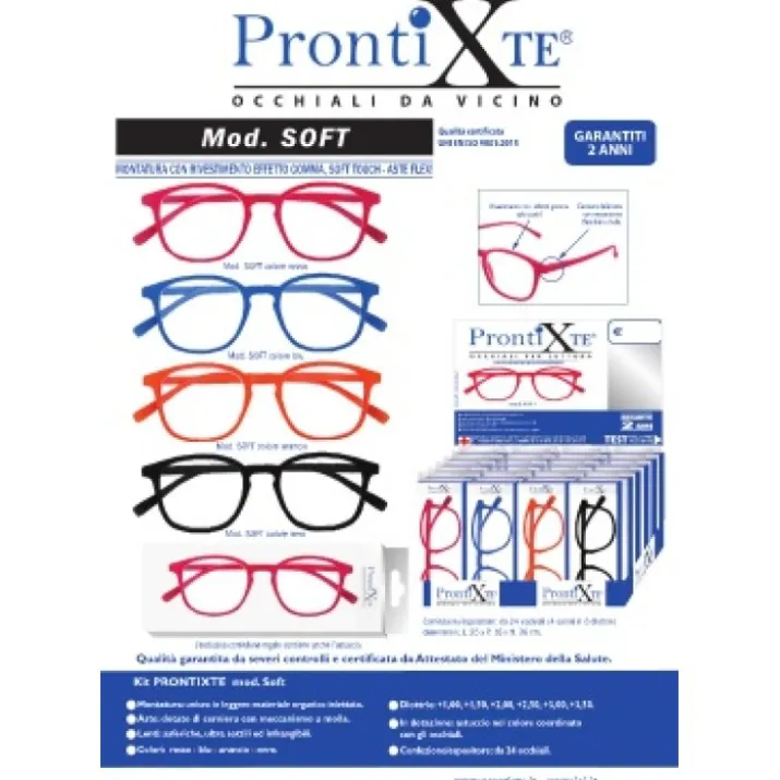 Mod.SOFT ProntiXte Rosso +1,00