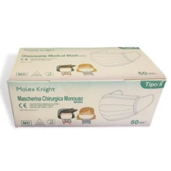 Molex Knight MK002 Misura Piccola 50 Mascherine Chirurgiche Monouso