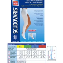 Monocollant Medicale Antitrombo Scudovaris Sinistro Medio Taglia 5