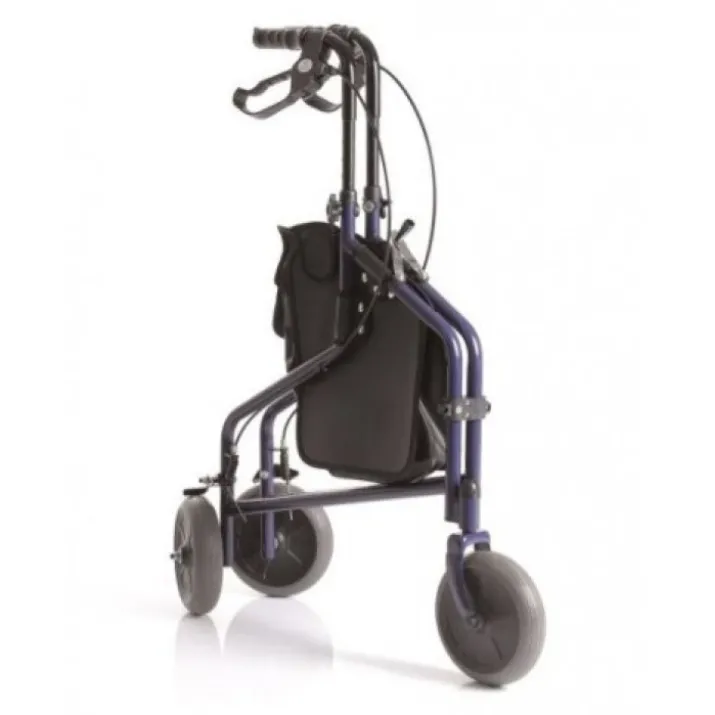 Moretti Spa Cryo Rollator Acciaio 3 Ruote Blu
