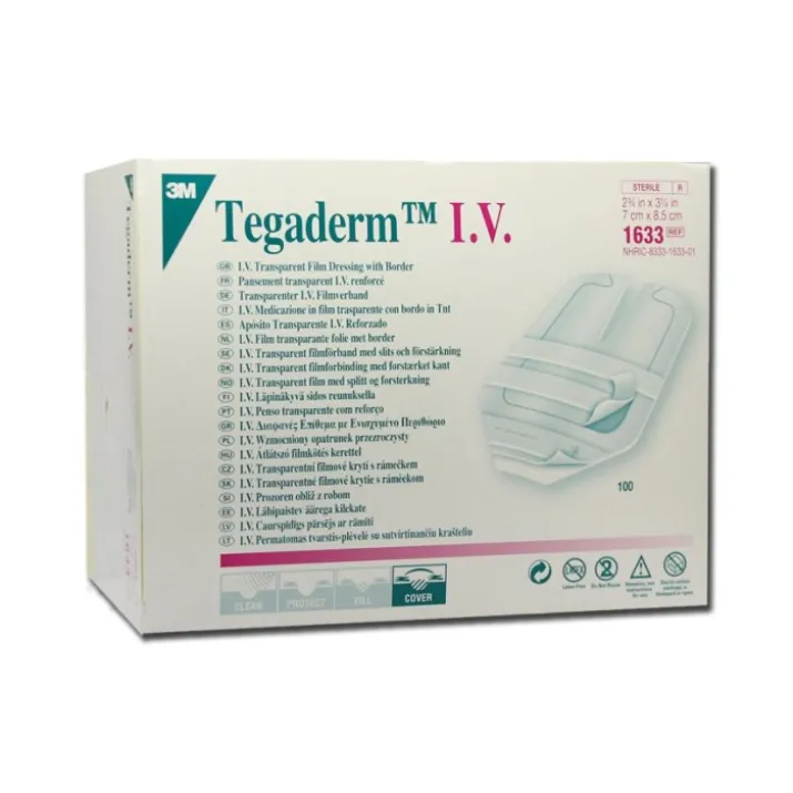3M TEGADERM IV STRIPS 7X8,5CM