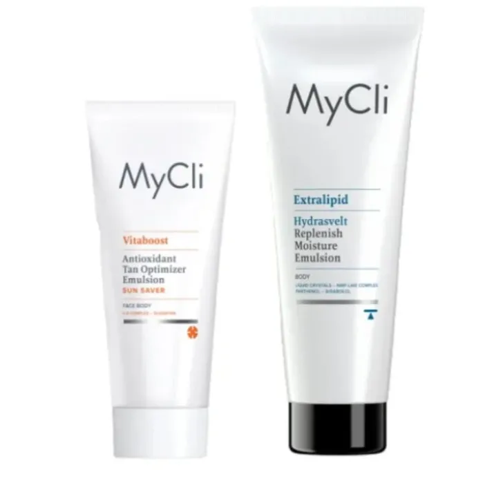 MYCLI MYCLI BODY COMBO HYDRASVELT E VITABOOST SUN SAVER