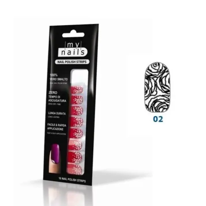 Nail Polish Strips 02 My Nail 16 Unghie Adesive