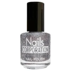 Nails Corporation Glitter Silver Smalto 15ml
