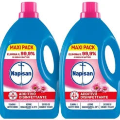 Napisan Additivo Disinfettante Liquido per Lavatrice Primavera 2x2,2L