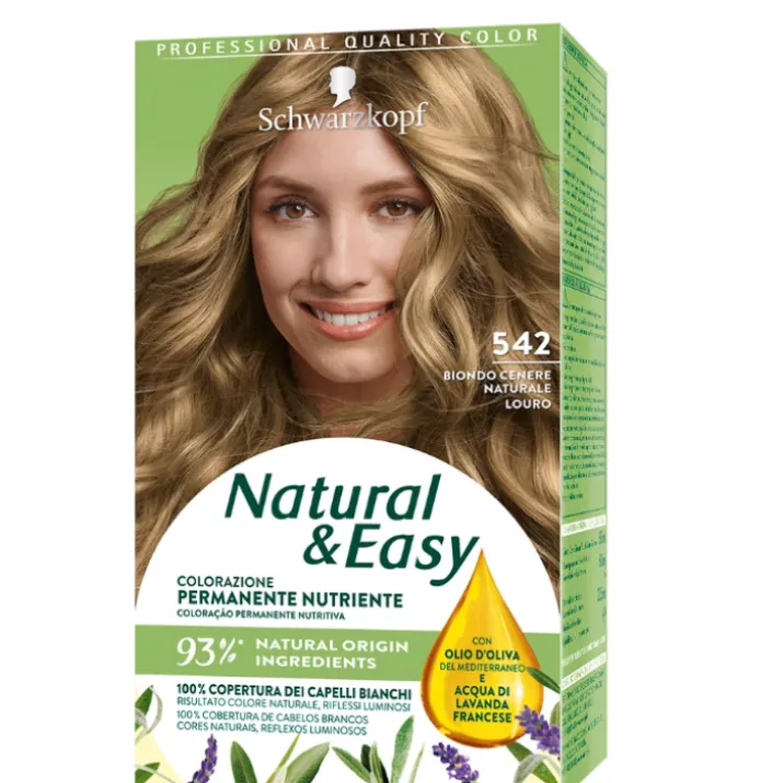 Natural & Easy 542 Biondo Cenere Naturale Schwarzkopf 1 Kit