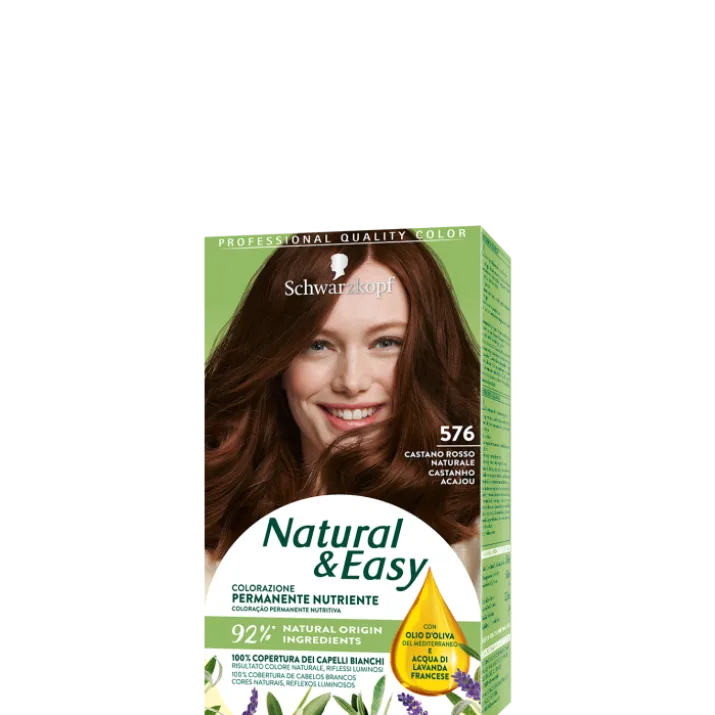 Natural & Easy 576 Castano Rosso Naturale Schwarzkopf 1 Kit