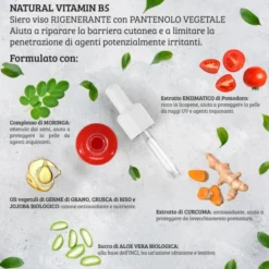 Natural Vitamin B5 Siero Viso Rigenerante Colours of Life 30ml