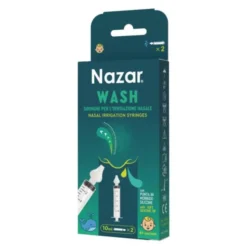 Nazar Wash Siringa per Irrigazione Nasale, 2 Pezzi