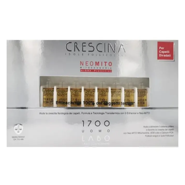 Neo Mito 1700 Uomo Crescina Isole Follicolari 40 Fiale