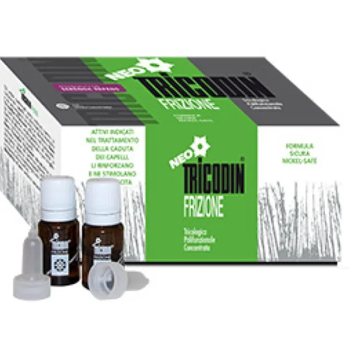 Neo Tricodin® Frizione Idroalcolica 10 Flaconcini Da 7,5ml
