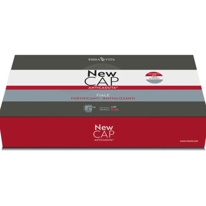 Newcap Fiale Coadiuvante Anticaduta Erba Vita 12 Fiale Da 10ml