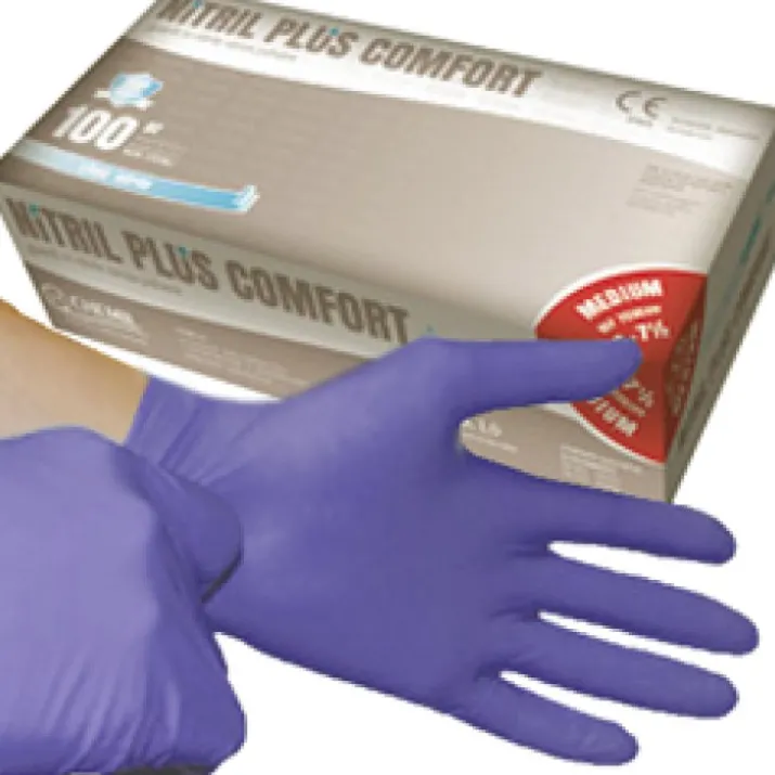 NITRIL PLUS COMFORT Taglia M Salus Chemil 100 Guanti