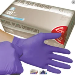 NITRIL PLUS COMFORT Taglia M Salus Chemil 100 Guanti