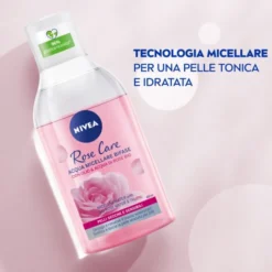 Nivea Acqua Micellare Bifase con Olio e Acqua di Rose Bio 400 ml