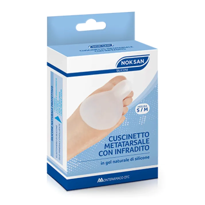 Nok San Cuscinetto Metatarsale Con Infradito Taglia S/M 2 Pezzi