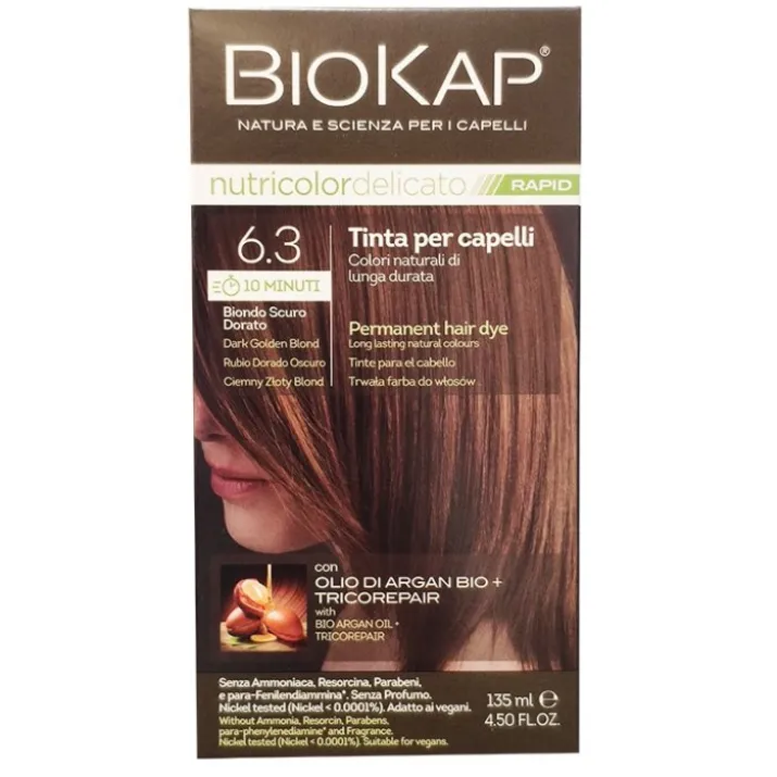 Nutricolor Delicato Rapid Biokap 6.3 Biondo Scuro Dorato